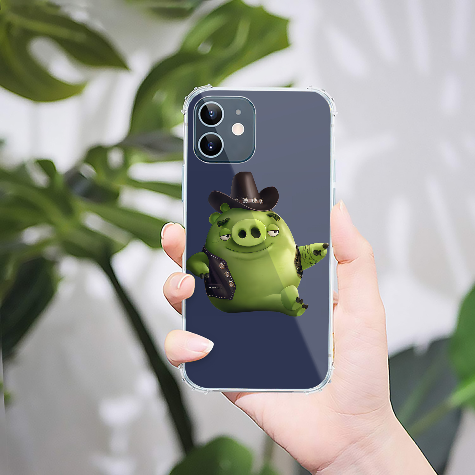（画像用） Angry Birds アングリーバード 【iPhone 12シリーズ対応】透明スマホケース（クリアソフトケース）